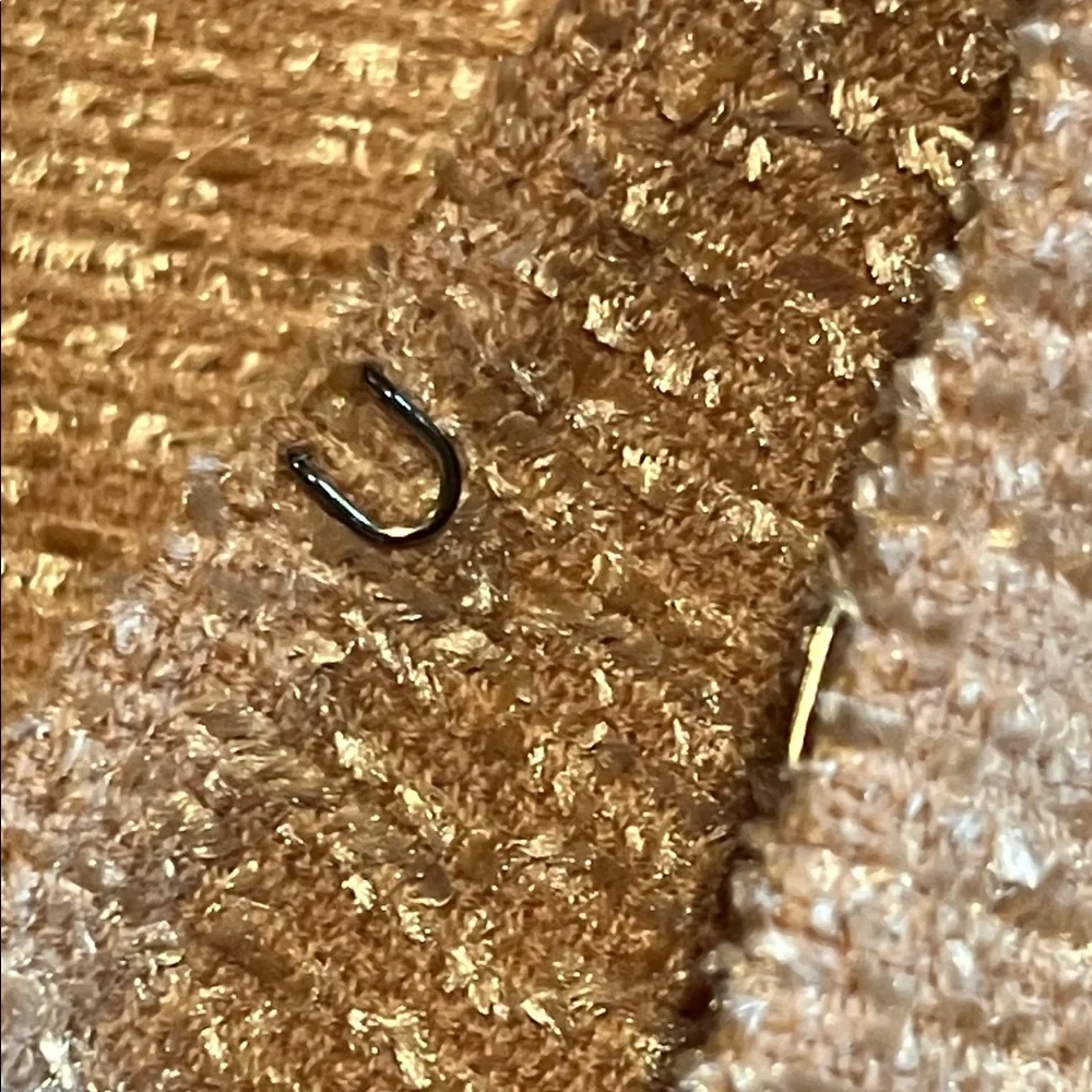 Josephine Chaus Gold Textured Wool Jacket - Picture 14 of 16